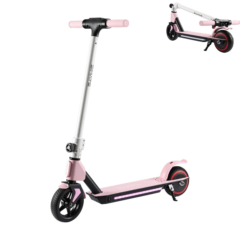 SIMATE S2 6.5" Kid's Foldable Electric Scooter 130W Motor 24V 2.5Ah Battery