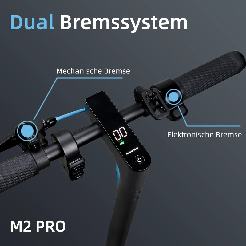 HONEYWHALE M2 Pro Folding Electric Scooter with App Control Bluetooth 500W Peak Motor 36V 7.8Ah Battery
