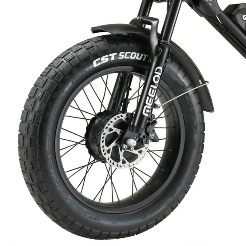 MEELOD DK300 MAX 20" Retro Moped Style Electric Bike 2400W Peak Dual Motors 48V 20Ah Dual Batteries
