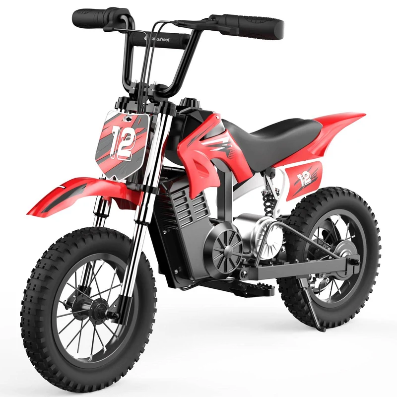 ISINWHEEL A12 12" Off Road Electric Bike For Kids 350W Motor 36V 5.2Ah Battery