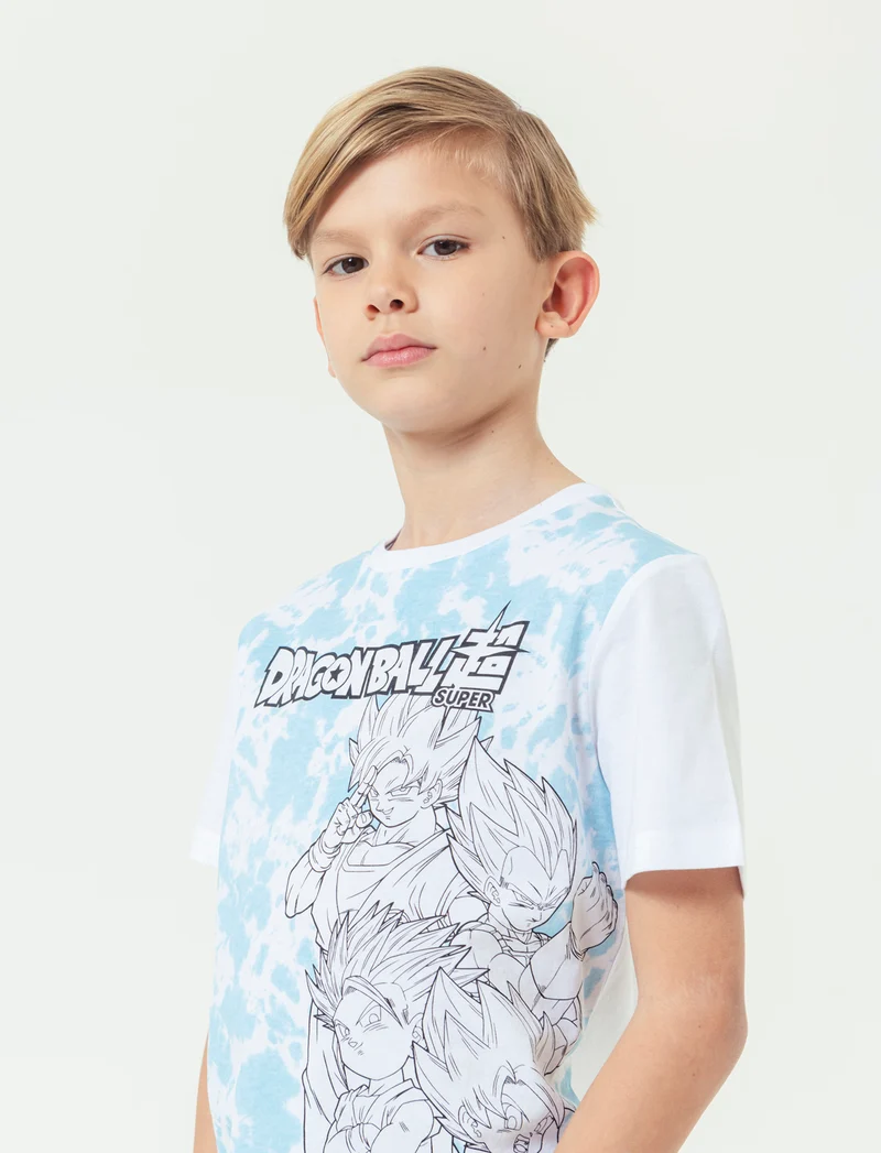 Maglietta con stampe personaggi da bambino - Bianco