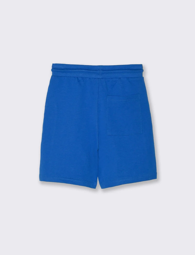 Bermuda in felpa Sonic da bambino - Blu cobalto