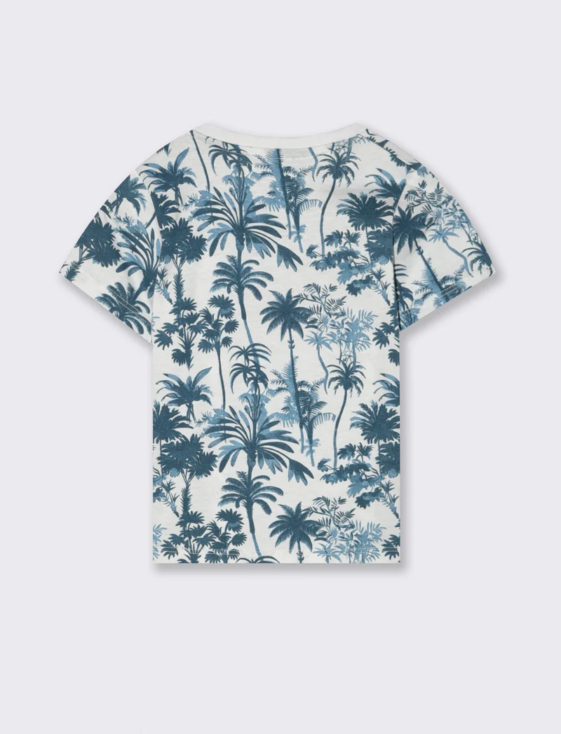 T-shirt stampata stile surf da neonato - Fantasia