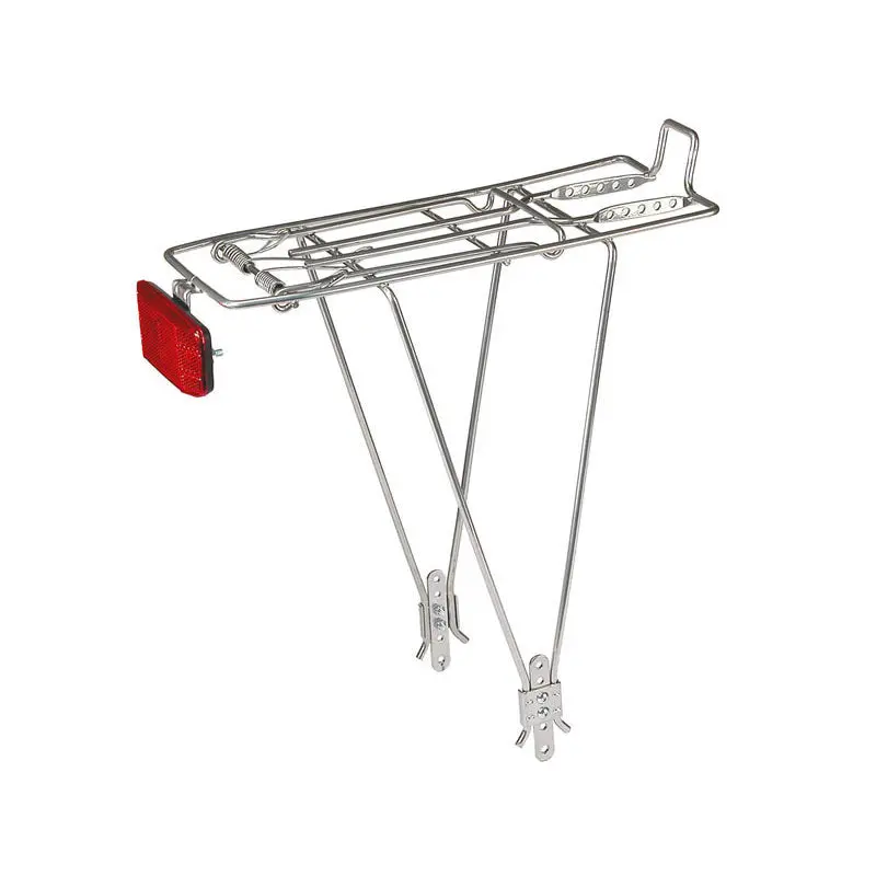 PORTAPACCHI Posteriore in ACCIAIO per E-Bike Biciclette