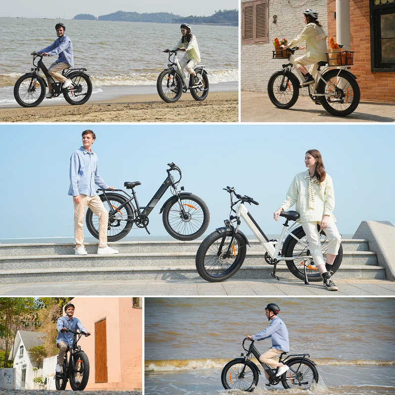 M60 Fat Tire Trekking E-Bike 750W