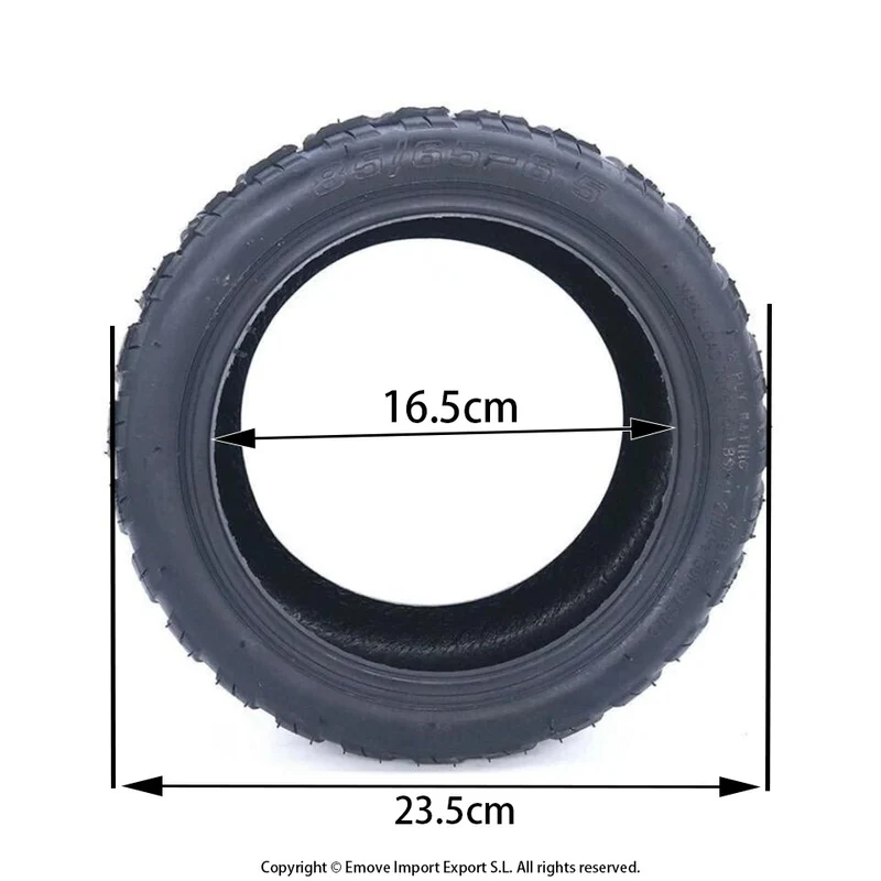 Pneumatico 85/65-6.5 10 pollici Tubeless per Kukirin Ducati Scrambler Ninebot Motus SmartGyro Aprilia