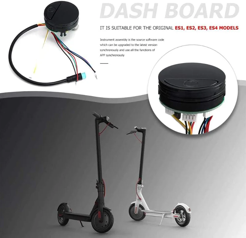 Dashboard con Cover Protettiva per Ninebot ES1 ES2 ES4 Monopattino Elettrico
