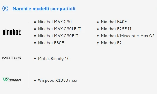 Pneumatico 60/70-6.5 pollici per NINEBOT MAX G30 Ducati City Gross E Street edition