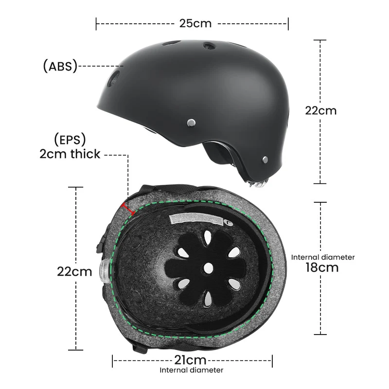 Electric Scooter Helmet with Thickened EPS liner