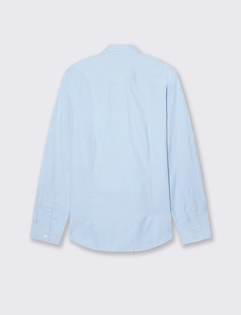 CAMICIA OXFORD REGULAR FIT - Celeste