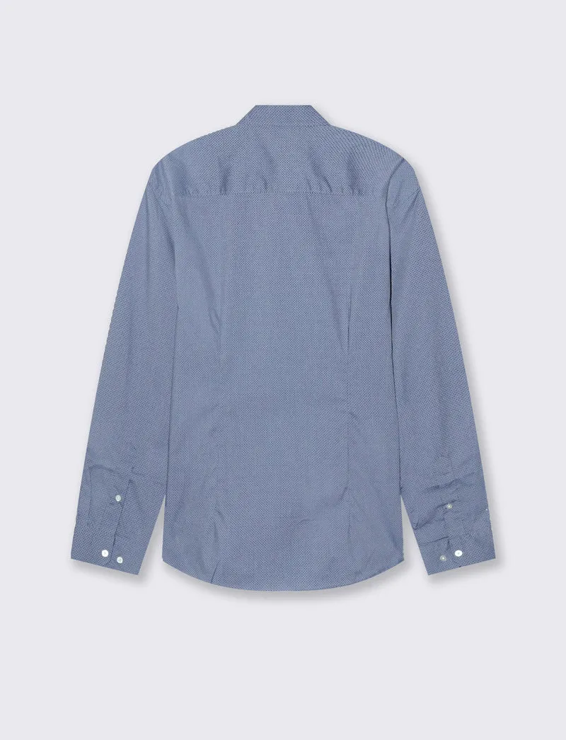 CAMICIA MICRO FANTASIA REGULAR FIT - CARTA DA ZUCCHERO