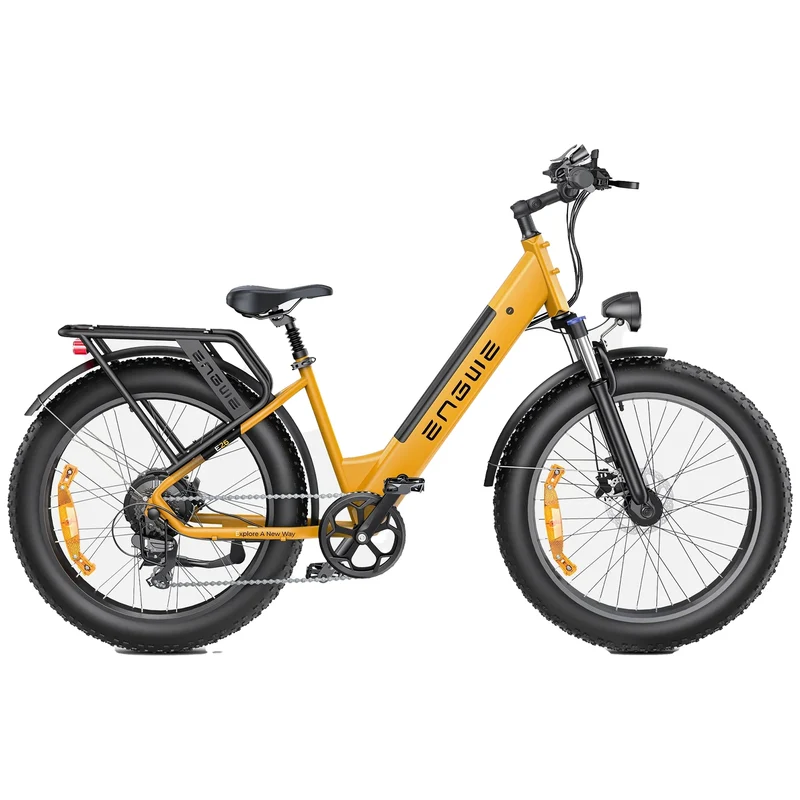 ENGWE E26 26" Step-Thru Fat Tire All-Terrain Electric Bike 1000W Motor Peak 48V 16Ah Battery