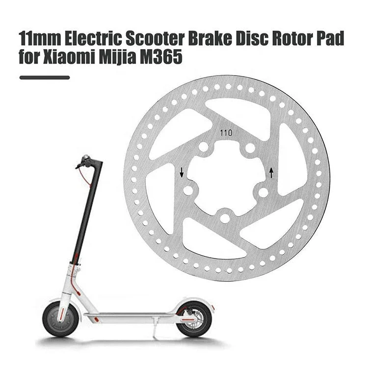 Disco freno 110mm 5 Fori in acciaio INOX per monopattino elettrico XIAOMI Mijia M365