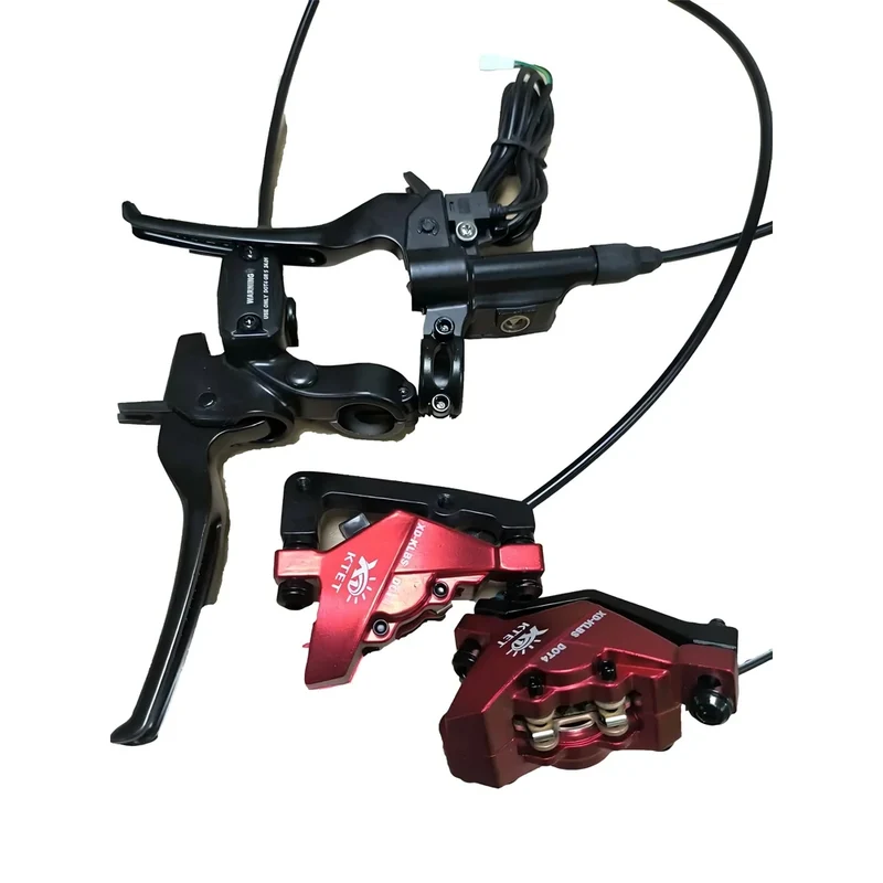 RIDSTAR E-Bike Hydraulic brake set (front and rear included) + 2PC brake discs