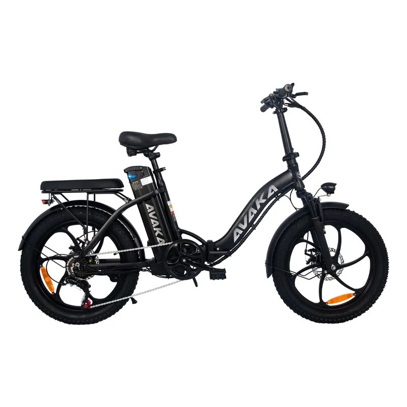 AVAKA BZ20 PLUS 20" Step-Thru Folding Electric City Bike 500W Motor 48V 18.2Ah Battery