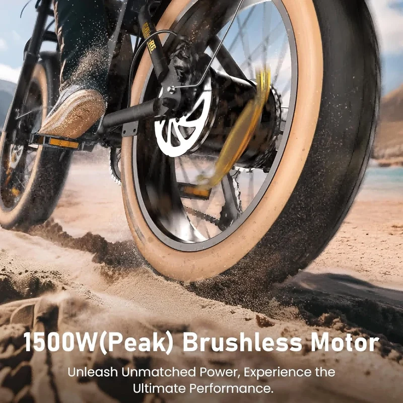 ISINWHEEL R6 20" Off Road Electric Bike 1500W Motor 48V 13Ah Battery