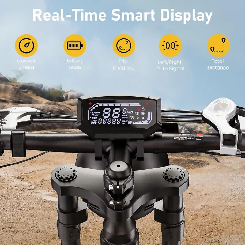 ISINWHEEL R6 20" Off Road Electric Bike 1500W Motor 48V 13Ah Battery