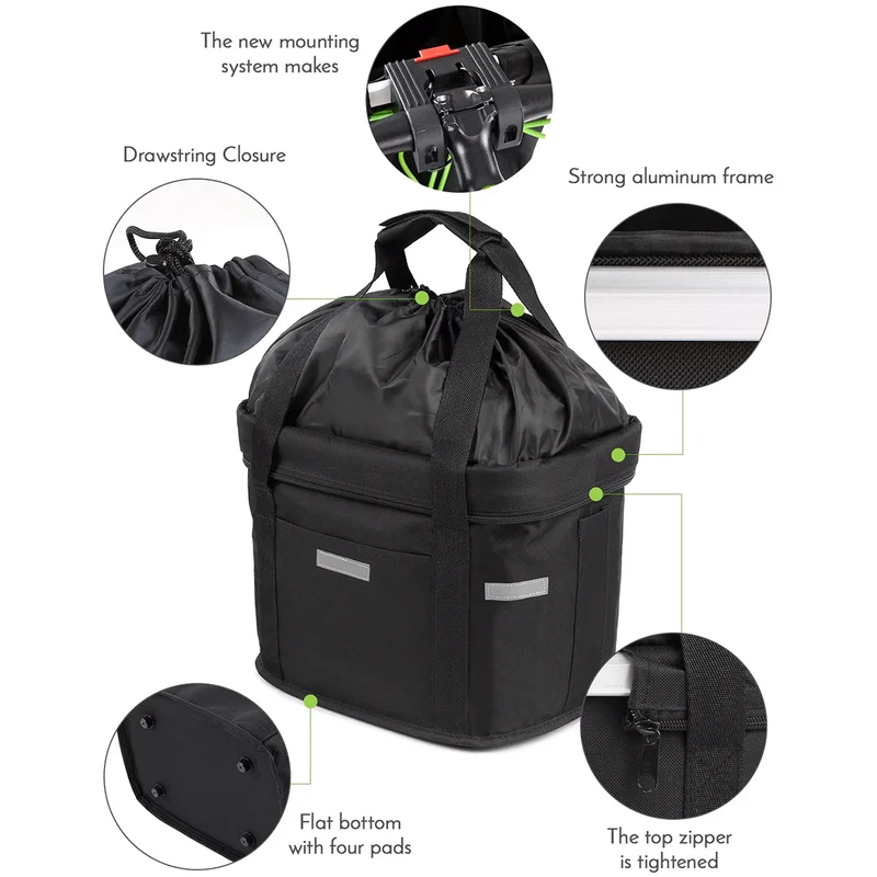 ONESPORT Bicycle Front Basket