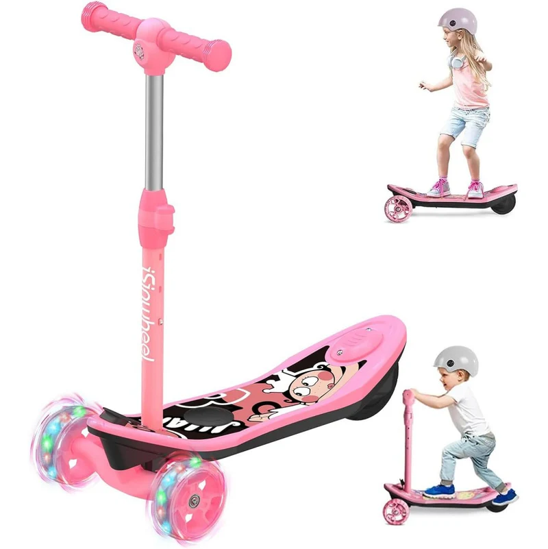 ISINWHEEL Mini Pro Kids 3 Wheel Electric Scooter 60W Motor 12.8-14.6V 5Ah Battery (2 IN 1 Designㄘ