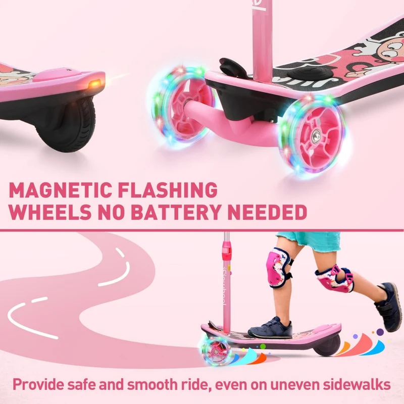 ISINWHEEL Mini Pro Kids 3 Wheel Electric Scooter 60W Motor 12.8-14.6V 5Ah Battery (2 IN 1 Designㄘ