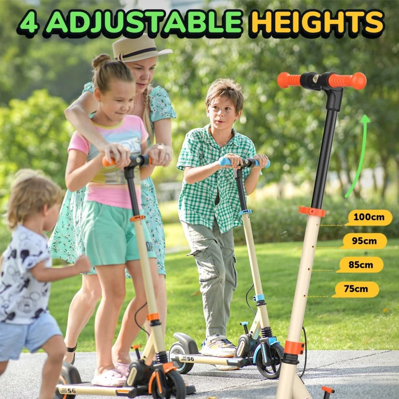 ISINWHEEL S6 6.5" Kids Foldable Electric Scooter 150W Motor 21.6V 5Ah Battery