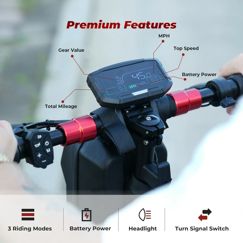 ISINWHEEL GT2 11" Foldable Electric Scooter 800W Motor 48V 15Ah Battery
