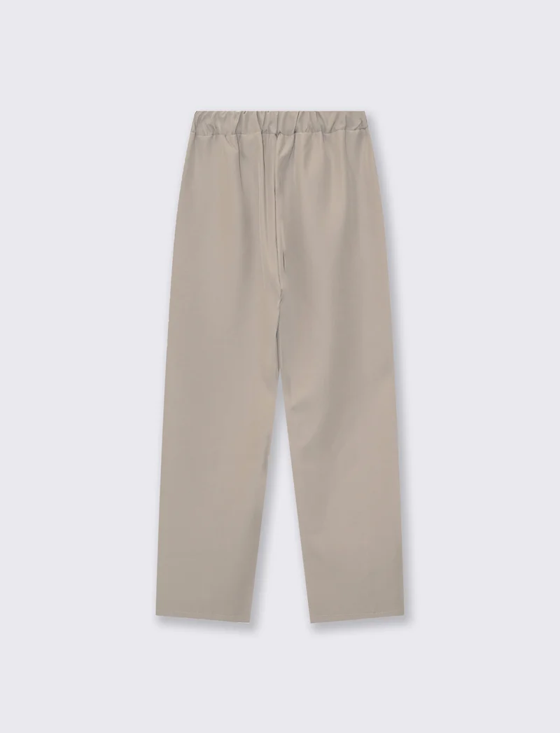 Pantaloni a sigaretta - Grigio fango