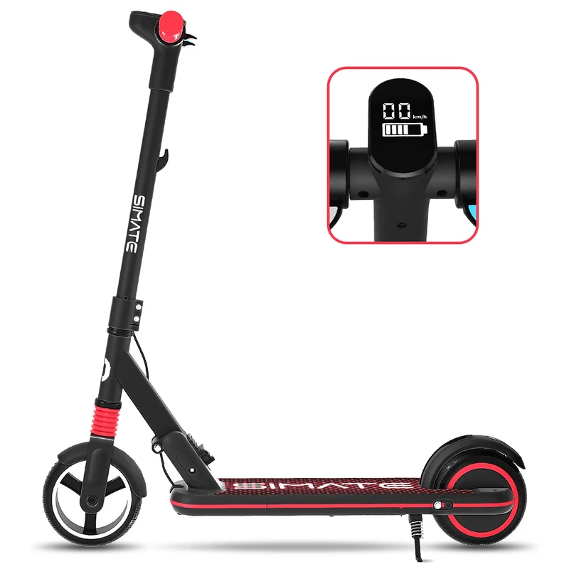 SIMATE S3 6.5" Kid＆s Foldable Electric Scooter 130W Motor 24V 2.5Ah Battery