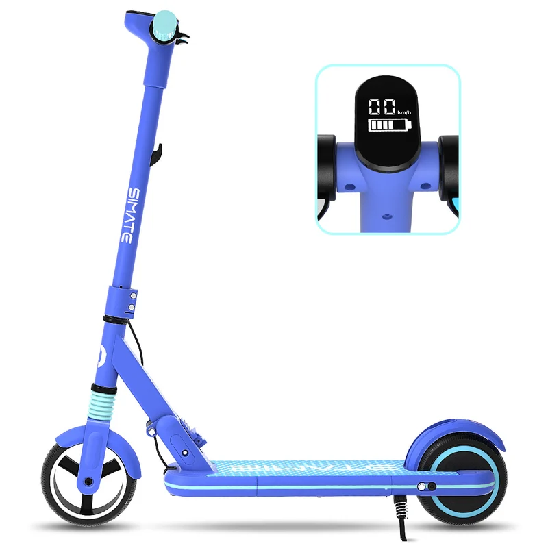 SIMATE S3 6.5" Kid＆s Foldable Electric Scooter 130W Motor 24V 2.5Ah Battery