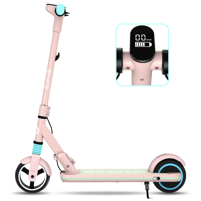 SIMATE S3 6.5" Kid＆s Foldable Electric Scooter 130W Motor 24V 2.5Ah Battery