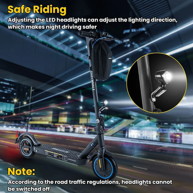 HONEYWHALE E9 8.5" Foldable Electric Scooter 350W Motor 36V 7.5Ah Battery (ABE)