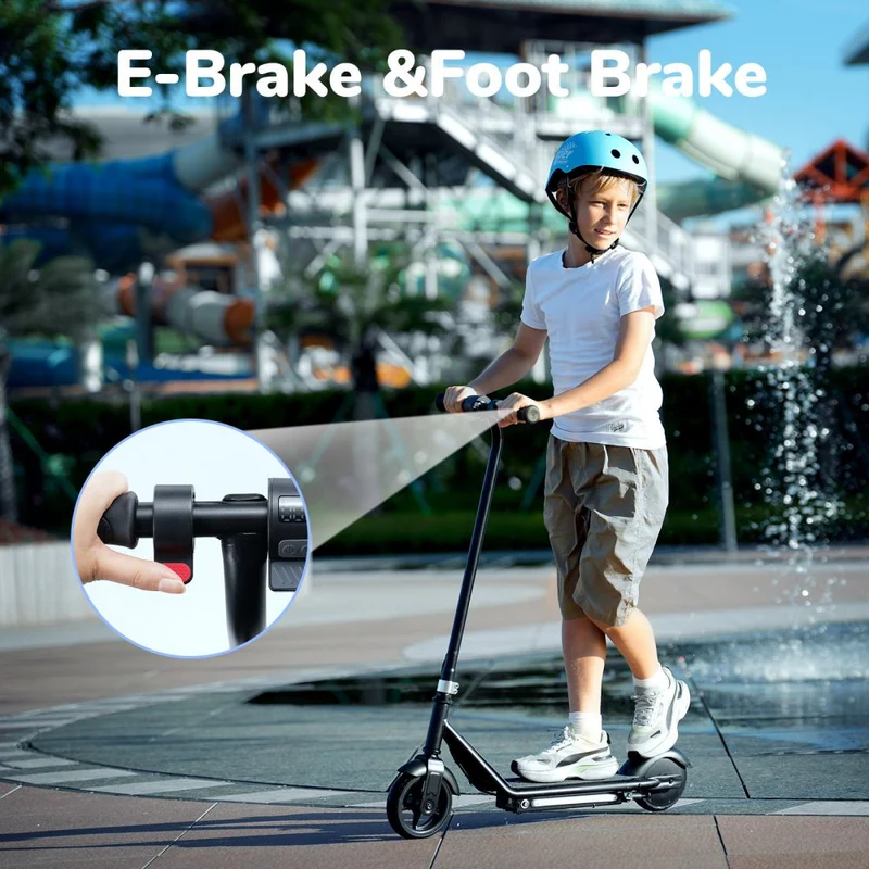 ISCOOTER IK3 Kids 6" Electric Scooter For Age 6-14 150W Motor 18V 2.6Ah Battery