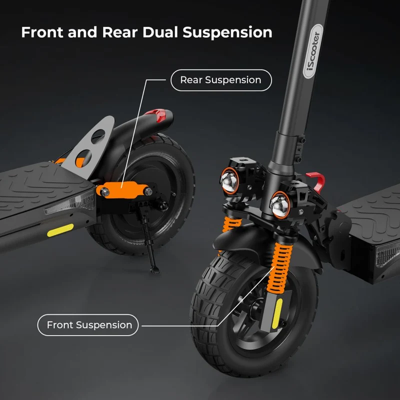 ISCOOTER IX4 10" Commuter Electric Scooter with APP Control 800W Motor 48V 15Ah Battery