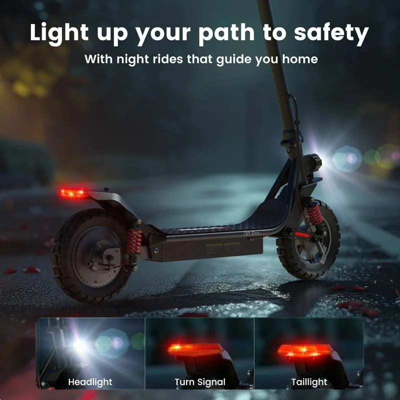 ISCOOTER I10 Pro 10" Folding Commuter Electric Scooter 800W Motor 48V 15Ah Battery