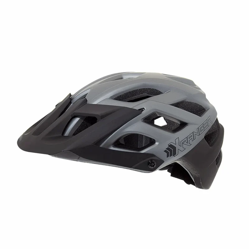 CASCO BRN Grigio ENDURO X-RANGER ergonomico per Bici e Monopattino