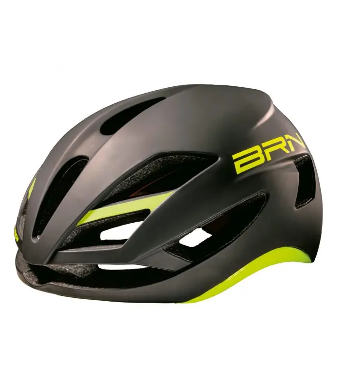 CASCO BRN CLOUD II nero/giallo leggero e super ergonomico per Bici e Monopattino