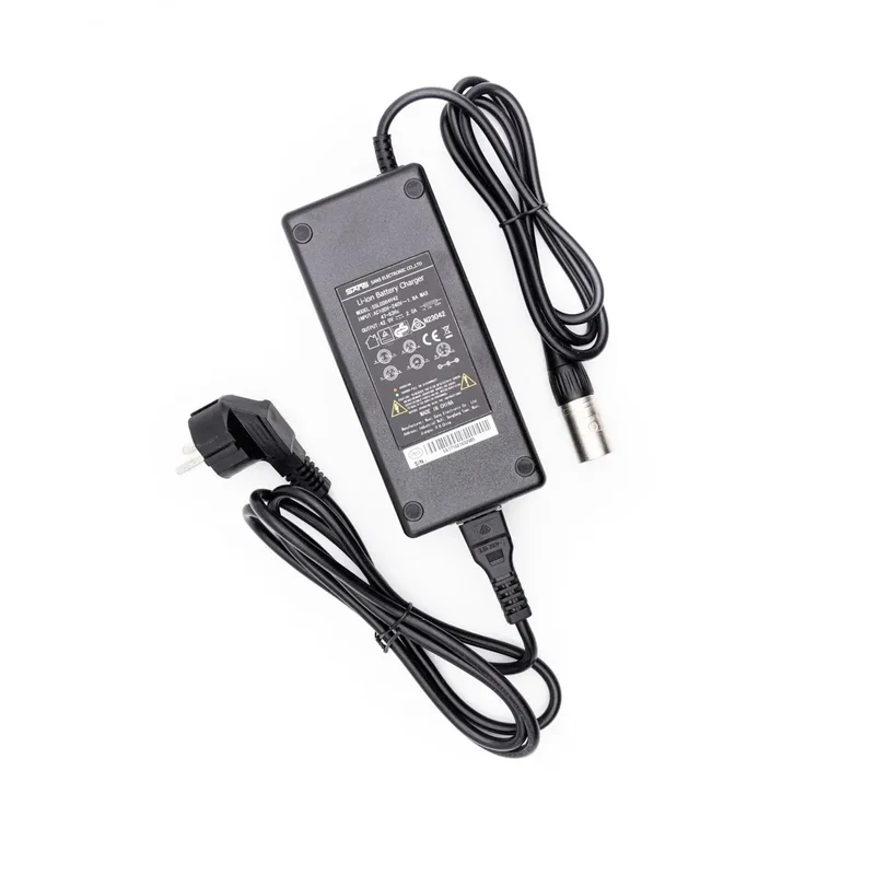 CARICATORE 42V, 2A compatibile con Ebike Argento Foldable