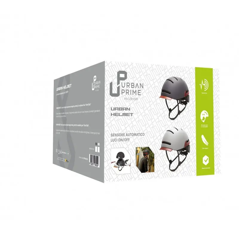CASCO Urban Prime per Monopattino o Bici dotato di luci e segnalatori di direzione certificato SGS