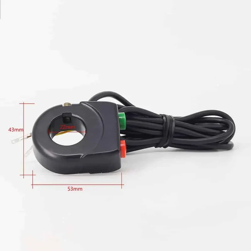 INTERRUTORE clacson/luci 2 in 1 per Bicicletta elettrica o monopattino