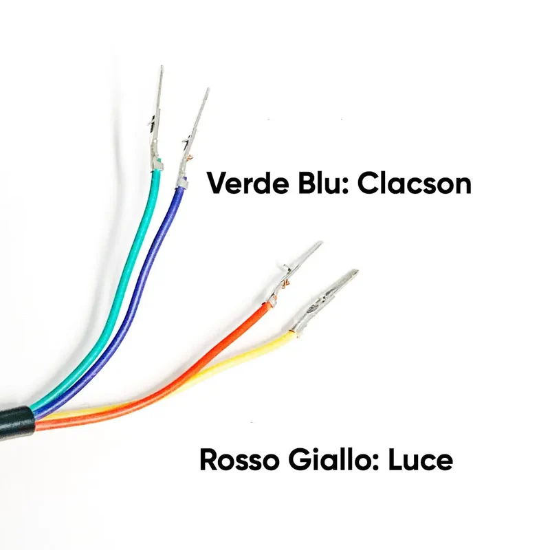 INTERRUTORE clacson/luci 2 in 1 per Bicicletta elettrica o monopattino