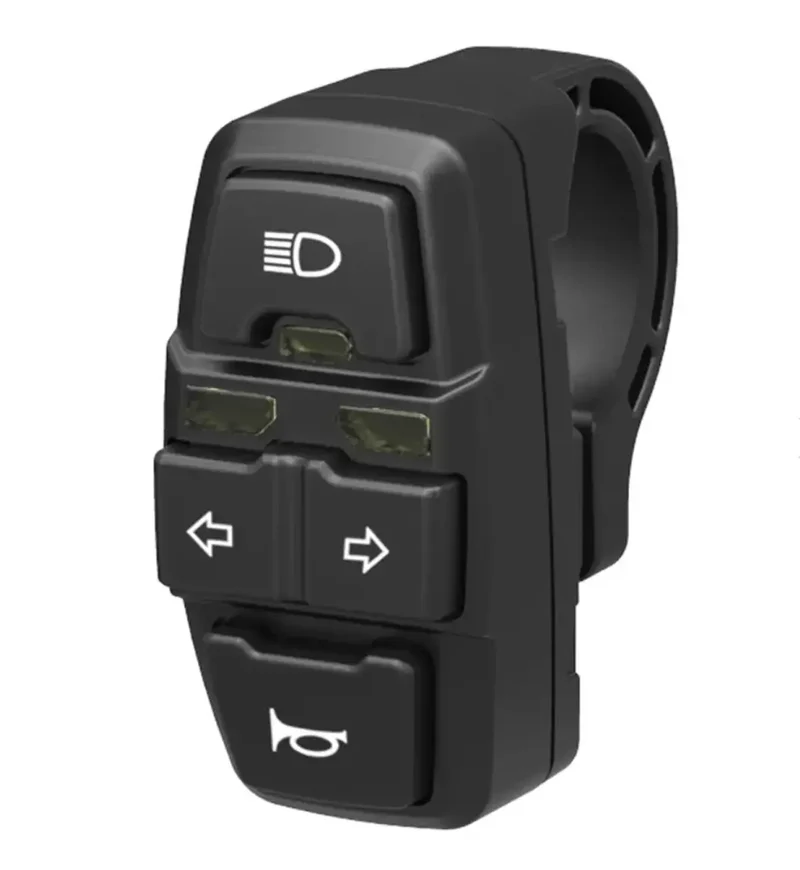 INTERRUTORE 3 in 1 frecce/clacson/luci per Bicicletta elettrica o monopattino