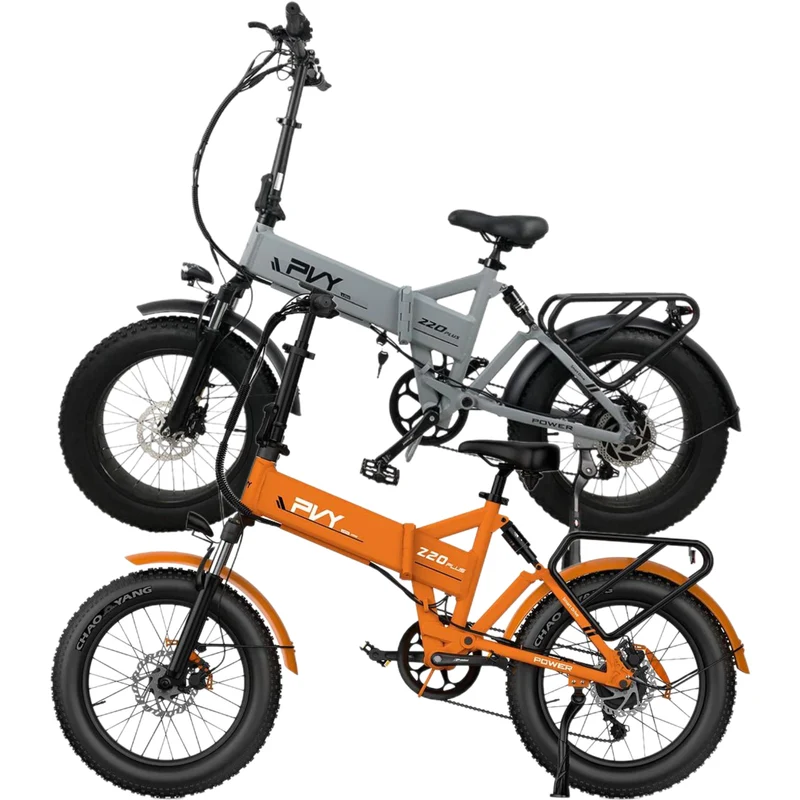 PVY Z20 Plus Fat Tire Electric Folding Bike 1000W Motor Combo