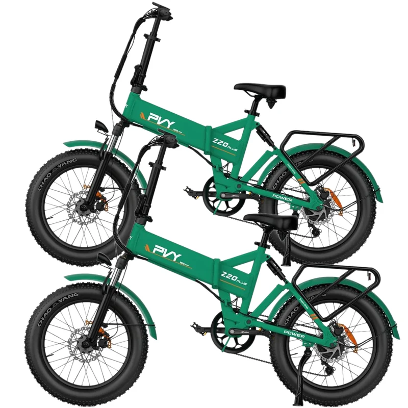 PVY Z20 Plus Fat Tire Electric Folding Bike 1000W Motor Combo