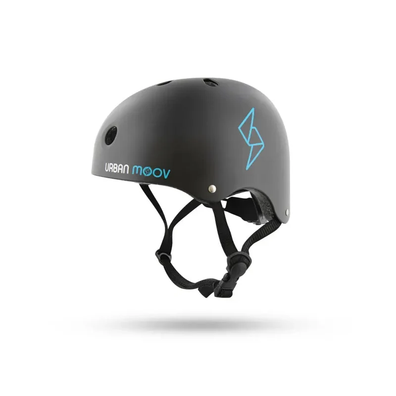 CASCO NERO bici o Monopattino elettrico da città URBAN MOOV nero opaco L