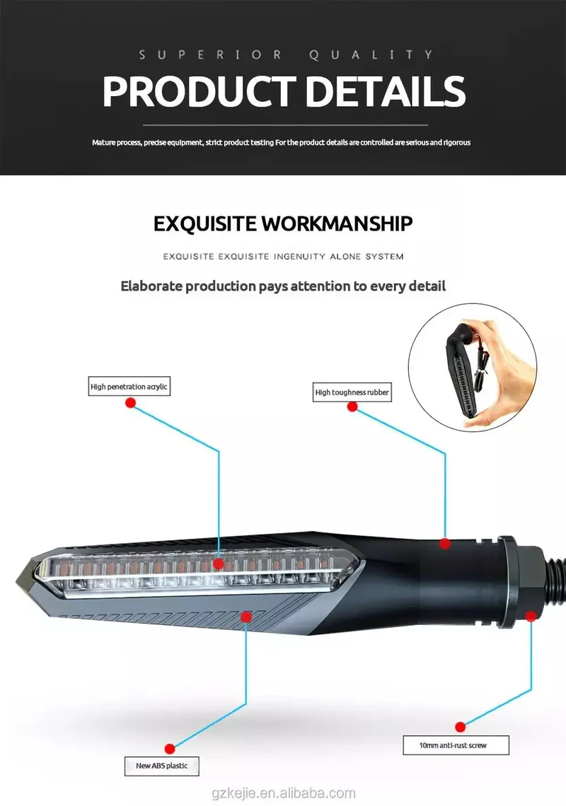 FRECCE 2 Indicatori di Direzione per Bici e monopattini elettrici LED Motocicletta 12 V LED