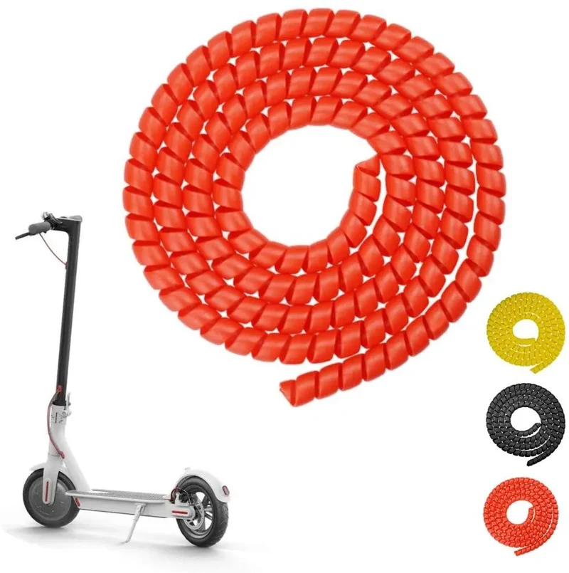 CAVO a spirale protettivo per monopattino Protezione colorato 1M Lunghezza anche per Xiaomi M365 / PRO