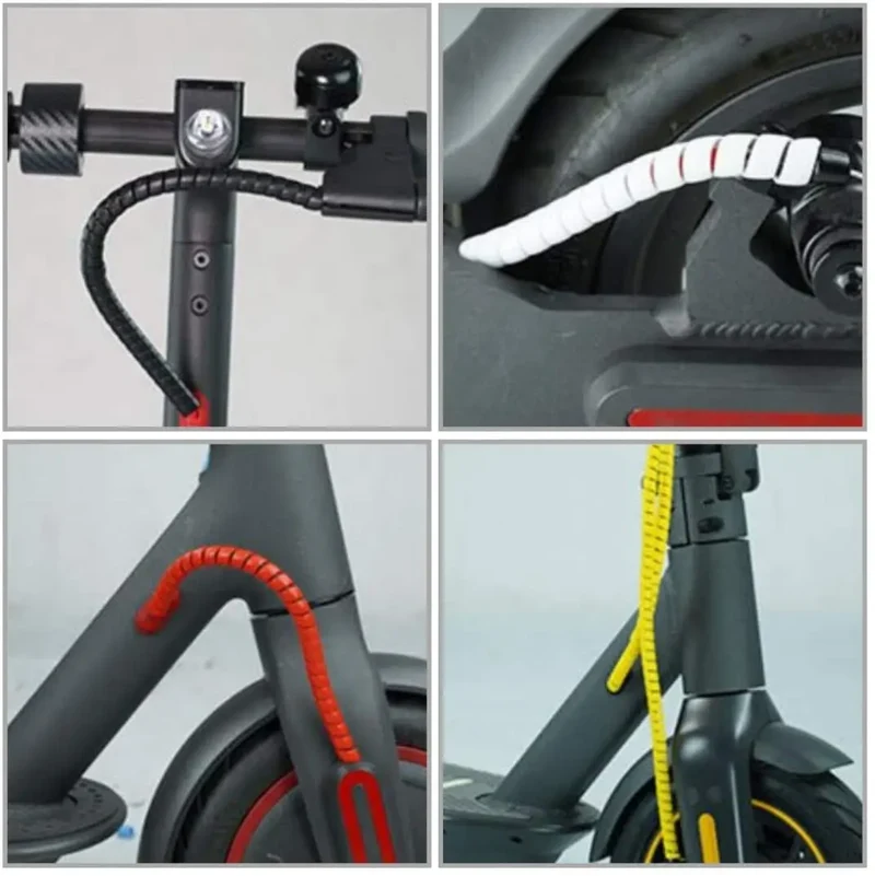 CAVO a spirale protettivo per monopattino Protezione colorato 1M Lunghezza anche per Xiaomi M365 / PRO