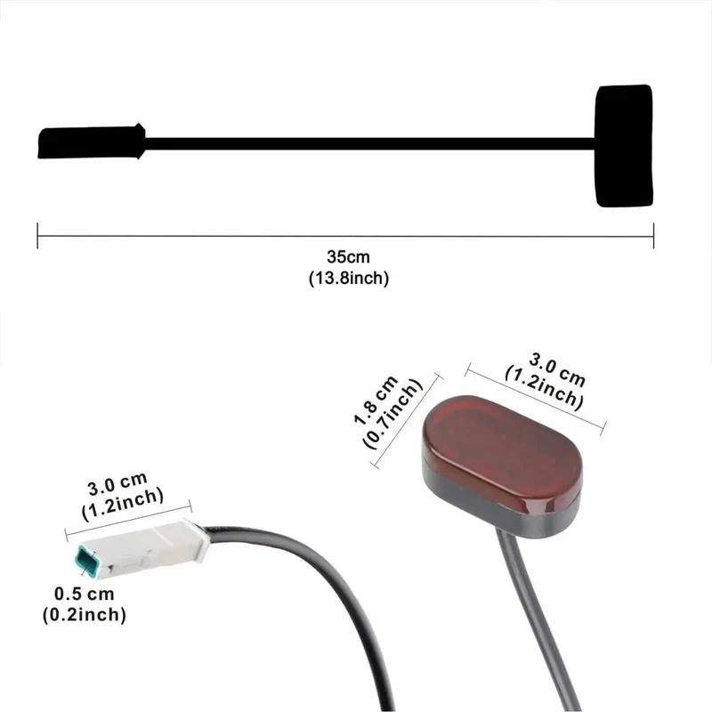 LUCE Posteriore di Ricambio per Monopattino Elettrico Xiaomi M365 1S Essential PRO