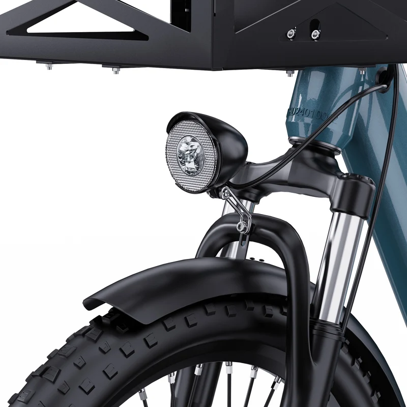 ONESPORT OT01 20" Step-Through Longtail Cargo Electric Bike 650W Motor 48V 27Ah Battery