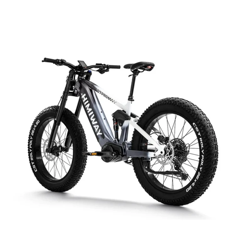 HIMIWAY D7 Pro (Cobra Pro) 26" Full Suspension Mountain Electric Bike 1000W Motor 48V 20Ah Battery